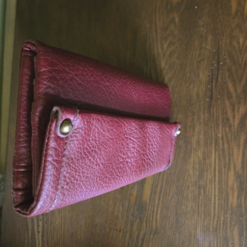 Elegant Burgundy Soft Leather Wallet